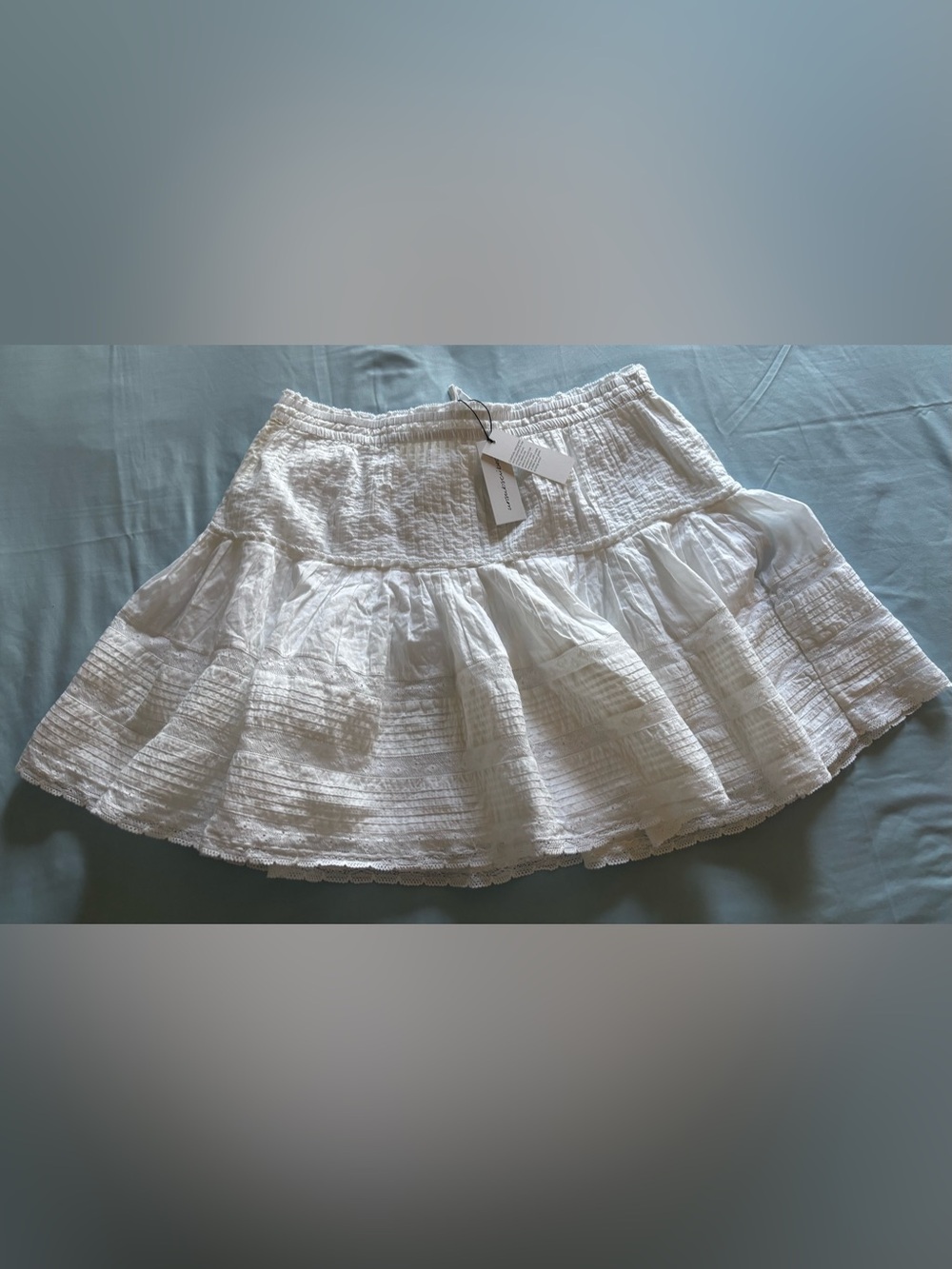 Unsubscribed Women’s Tiered Smocked Skirt, Sz L BNWT